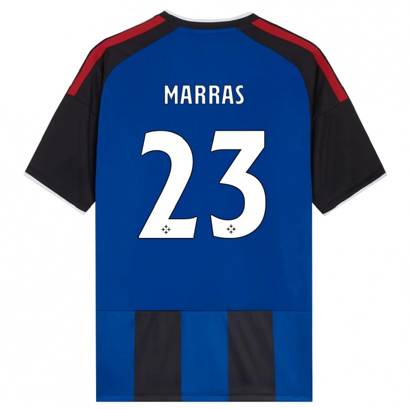 Danxen Hombre Camiseta Tommaso Marras #23 Negro Rojo Blanco Azul 1ª Equipación 2026/27 La Camisa México