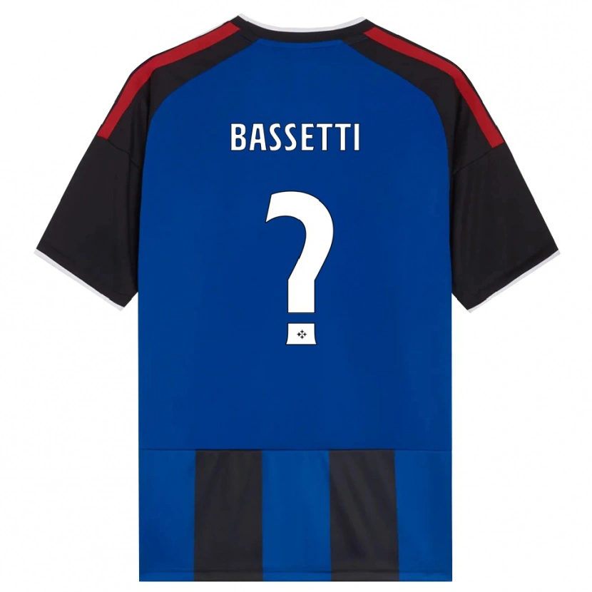 Danxen Hombre Camiseta Giovanni Bassetti #0 Negro Rojo Blanco Azul 1ª Equipación 2026/27 La Camisa México