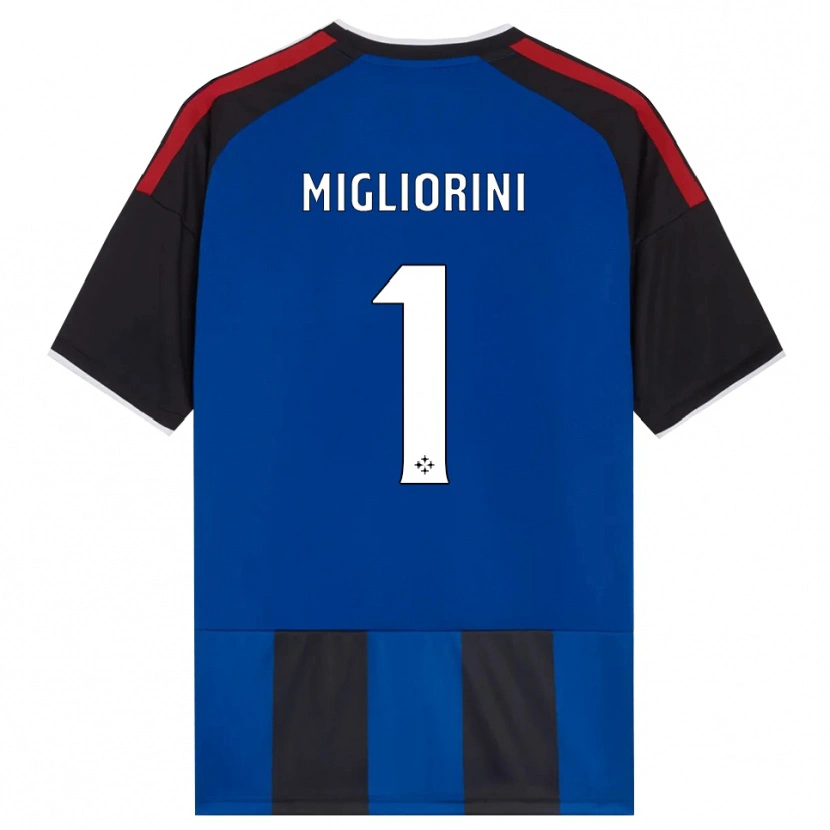 Danxen Hombre Camiseta Niccolò Migliorini #1 Negro Rojo Blanco Azul 1ª Equipación 2026/27 La Camisa México