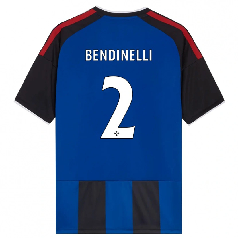 Danxen Hombre Camiseta Louis Bendinelli #2 Negro Rojo Blanco Azul 1ª Equipación 2026/27 La Camisa México