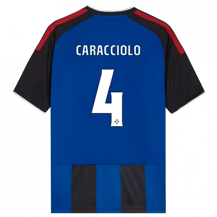 Danxen Hombre Camiseta Antonio Caracciolo #4 Negro Rojo Blanco Azul 1ª Equipación 2026/27 La Camisa México