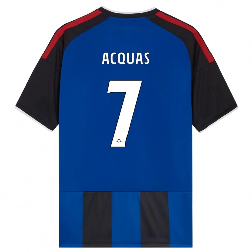 Danxen Hombre Camiseta Tommaso Acquas #7 Negro Rojo Blanco Azul 1ª Equipación 2026/27 La Camisa México