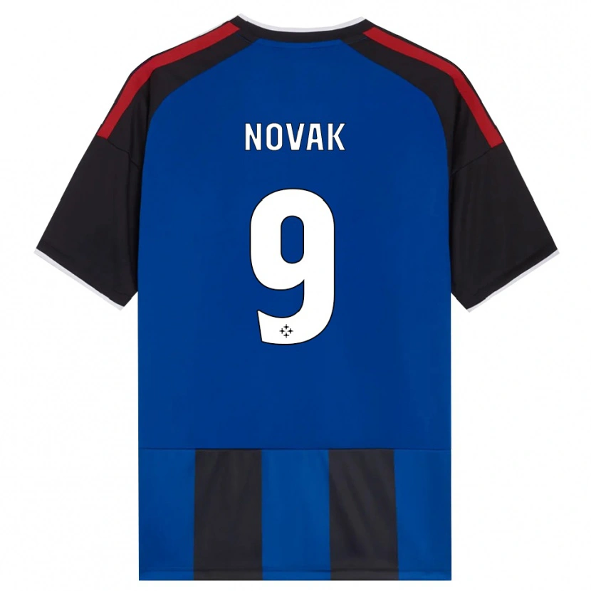 Danxen Hombre Camiseta Maros Novak #9 Negro Rojo Blanco Azul 1ª Equipación 2026/27 La Camisa México