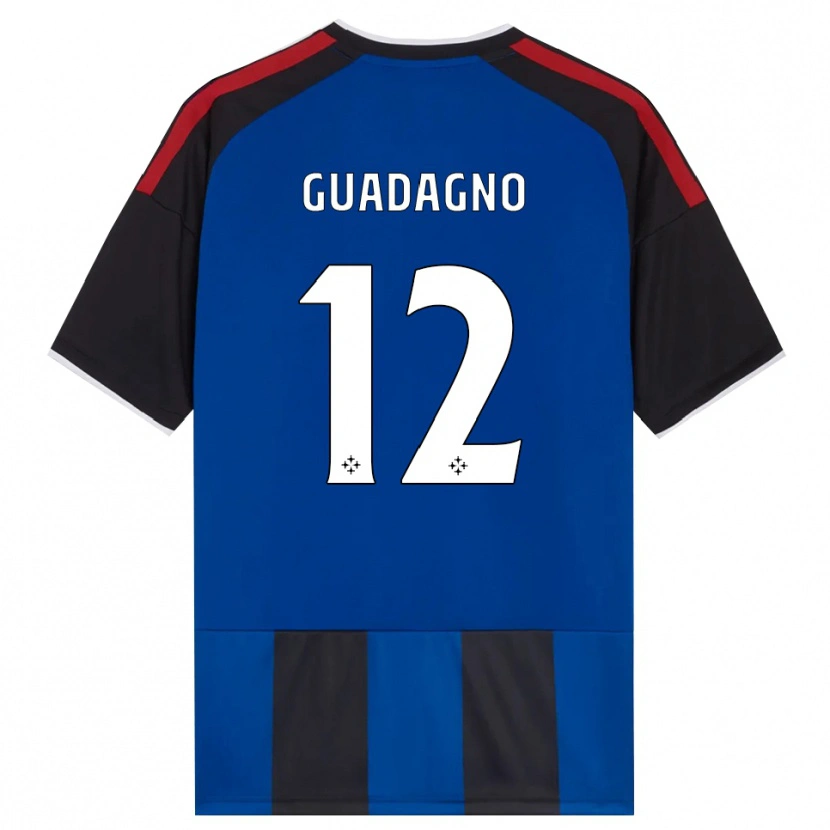 Danxen Hombre Camiseta Johan Guadagno #12 Negro Rojo Blanco Azul 1ª Equipación 2026/27 La Camisa México