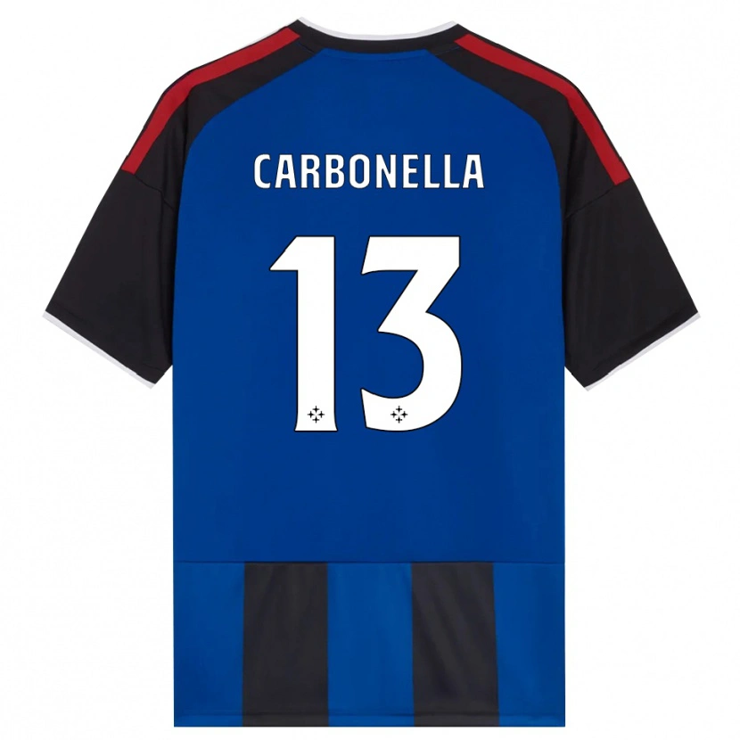 Danxen Hombre Camiseta Francesco Carbonella #13 Negro Rojo Blanco Azul 1ª Equipación 2026/27 La Camisa México