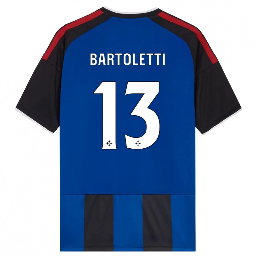 Danxen Hombre Camiseta Diego Bartoletti #13 Negro Rojo Blanco Azul 1ª Equipación 2026/27 La Camisa México