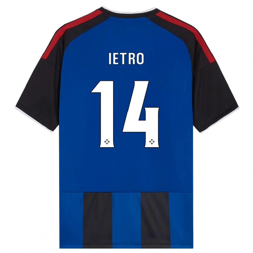 Danxen Hombre Camiseta Alessandro Ietro #14 Negro Rojo Blanco Azul 1ª Equipación 2026/27 La Camisa México