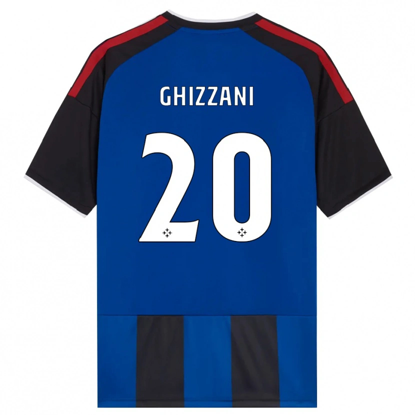 Danxen Hombre Camiseta Lapo Ghizzani #20 Negro Rojo Blanco Azul 1ª Equipación 2026/27 La Camisa México