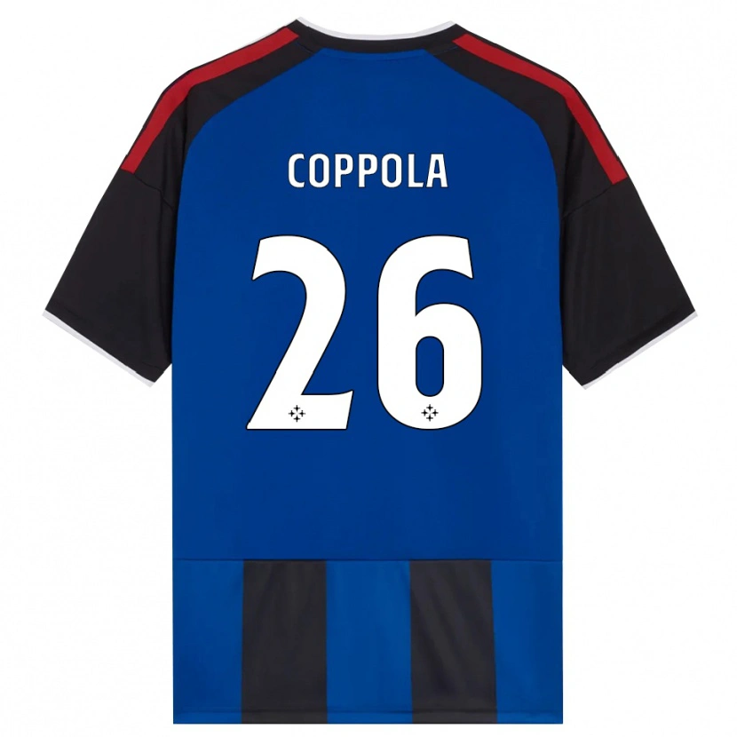 Danxen Hombre Camiseta Francesco Coppola #26 Negro Rojo Blanco Azul 1ª Equipación 2026/27 La Camisa México