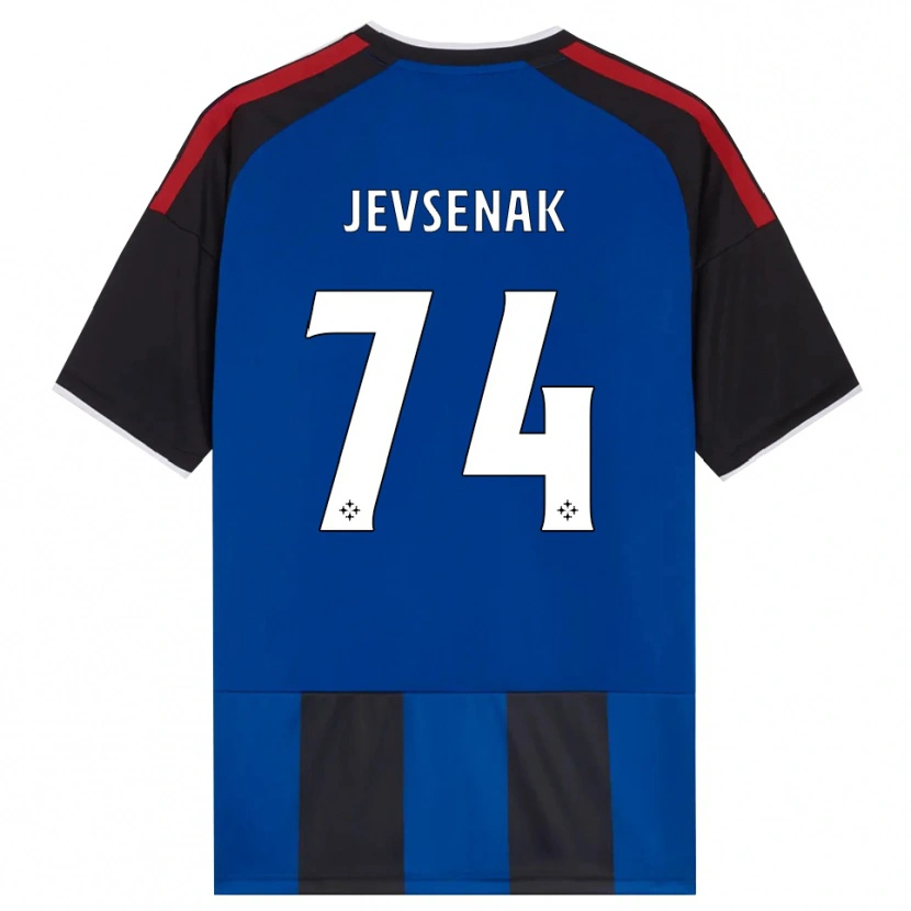 Danxen Hombre Camiseta Zan Jevsenak #74 Negro Rojo Blanco Azul 1ª Equipación 2026/27 La Camisa México