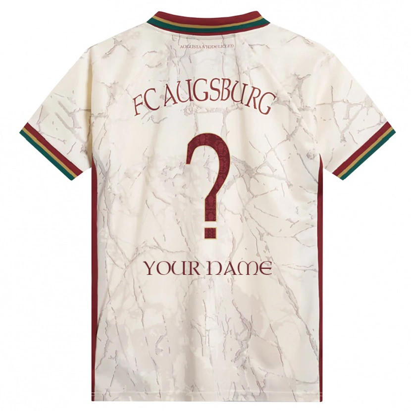 Danxen Hombre Camiseta Su Nombre #0 Verde Arroz Blanco Burdeos 1ª Equipación 2026/27 La Camisa México