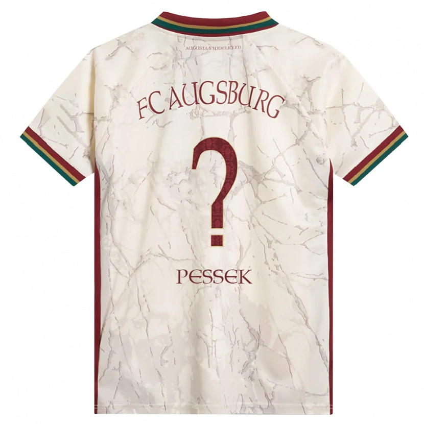 Danxen Hombre Camiseta Luca Pessek #0 Verde Arroz Blanco Burdeos 1ª Equipación 2026/27 La Camisa México