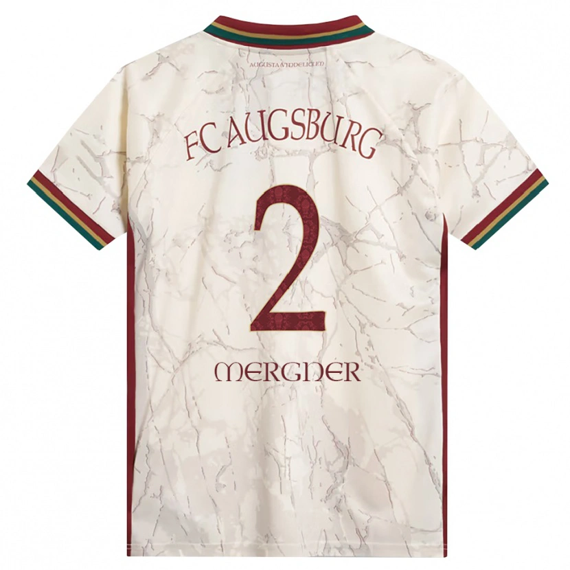 Danxen Hombre Camiseta Sandra Mergner #2 Verde Arroz Blanco Burdeos 1ª Equipación 2026/27 La Camisa México