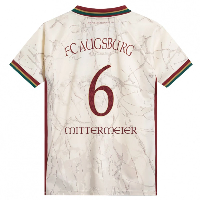 Danxen Hombre Camiseta Stefanie Mittermeier #6 Verde Arroz Blanco Burdeos 1ª Equipación 2026/27 La Camisa México