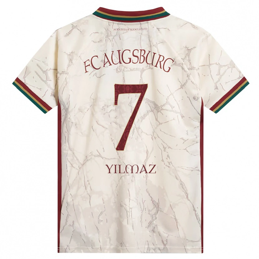 Danxen Hombre Camiseta Eren Yılmaz #7 Verde Arroz Blanco Burdeos 1ª Equipación 2026/27 La Camisa México