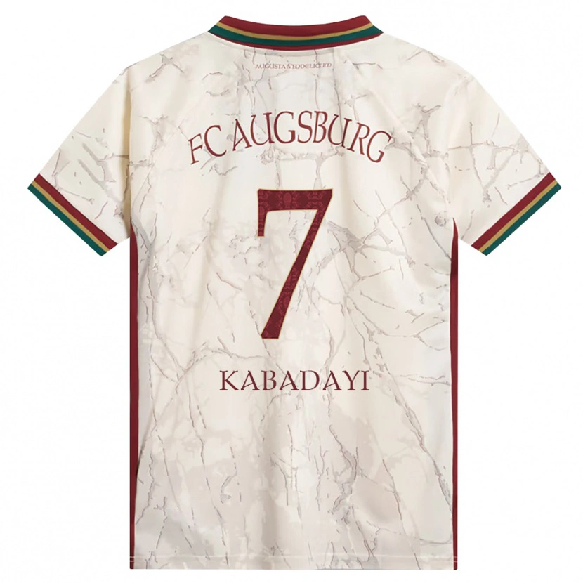Danxen Hombre Camiseta Yusuf Kabadayi #7 Verde Arroz Blanco Burdeos 1ª Equipación 2026/27 La Camisa México