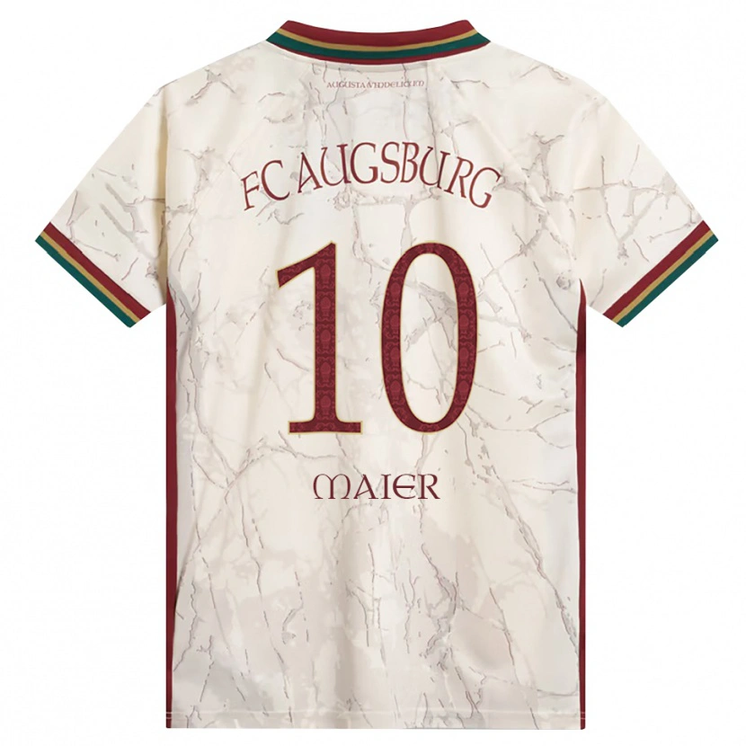 Danxen Hombre Camiseta Arne Maier #10 Verde Arroz Blanco Burdeos 1ª Equipación 2026/27 La Camisa México
