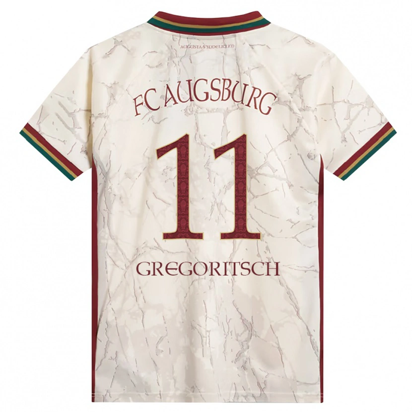 Danxen Hombre Camiseta Michael Gregoritsch #11 Verde Arroz Blanco Burdeos 1ª Equipación 2026/27 La Camisa México