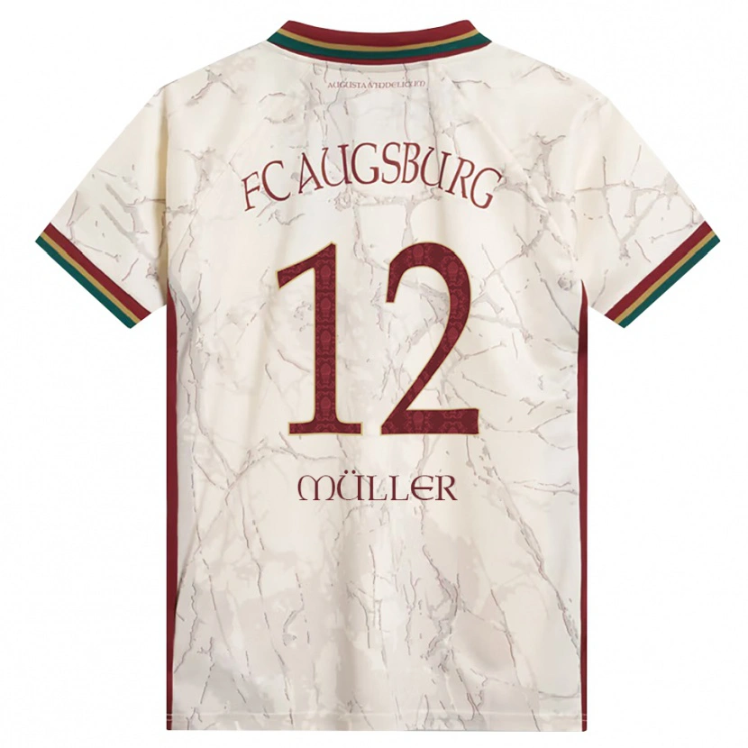 Danxen Hombre Camiseta Janine Müller #12 Verde Arroz Blanco Burdeos 1ª Equipación 2026/27 La Camisa México