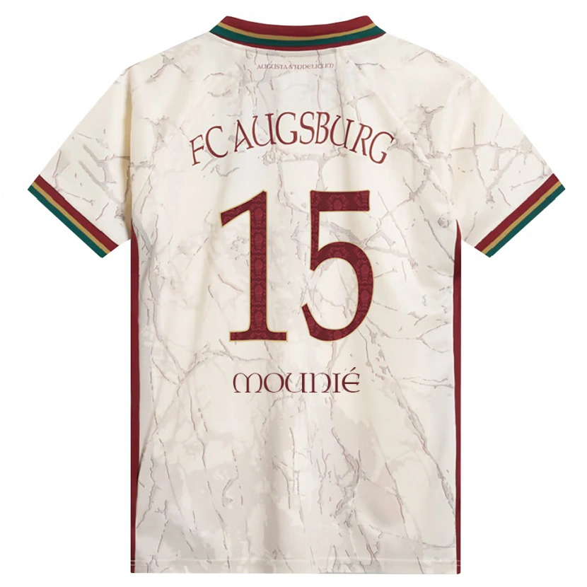 Danxen Hombre Camiseta Steve Mounié #15 Verde Arroz Blanco Burdeos 1ª Equipación 2026/27 La Camisa México