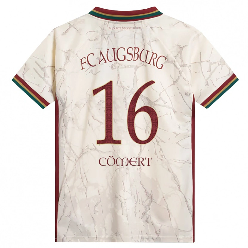 Danxen Hombre Camiseta Devin Cömert #16 Verde Arroz Blanco Burdeos 1ª Equipación 2026/27 La Camisa México