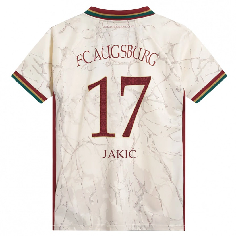 Danxen Hombre Camiseta Kristijan Jakic #17 Verde Arroz Blanco Burdeos 1ª Equipación 2026/27 La Camisa México