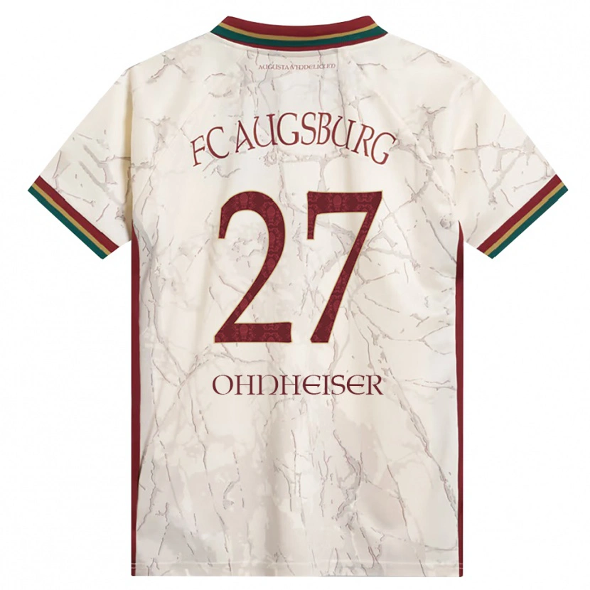 Danxen Hombre Camiseta Nico Ohnheiser #27 Verde Arroz Blanco Burdeos 1ª Equipación 2026/27 La Camisa México