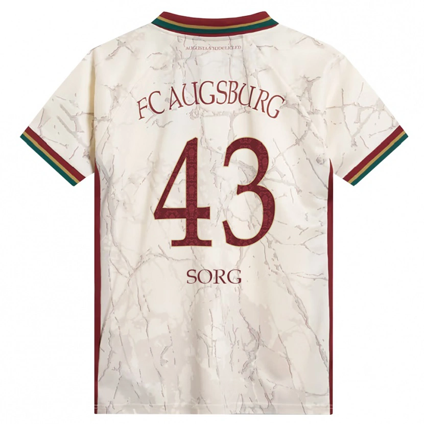 Danxen Hombre Camiseta Oliver Sorg #43 Verde Arroz Blanco Burdeos 1ª Equipación 2026/27 La Camisa México