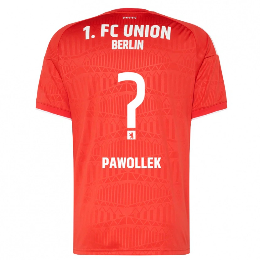 Danxen Hombre Camiseta Tanja Pawollek #0 Rojo Blanco 1ª Equipación 2026/27 La Camisa México