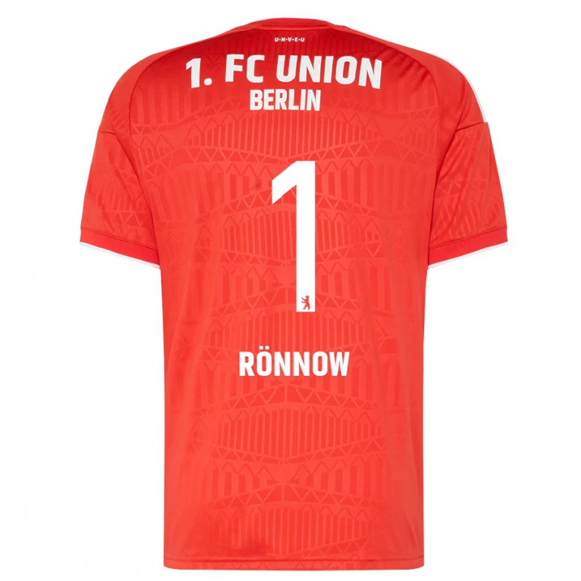 Danxen Hombre Camiseta Frederik Rönnow #1 Rojo Blanco 1ª Equipación 2026/27 La Camisa México