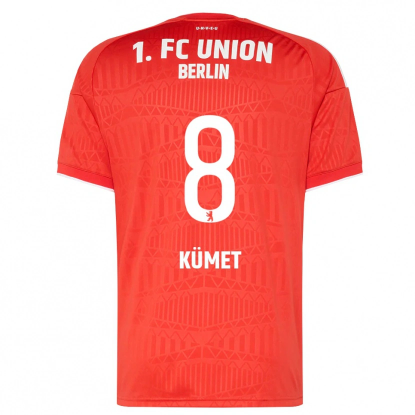 Danxen Hombre Camiseta Hewal Kümet #8 Rojo Blanco 1ª Equipación 2026/27 La Camisa México