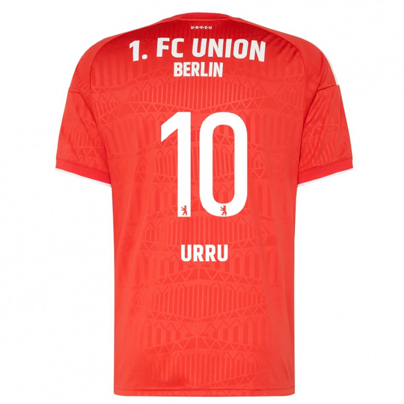 Danxen Hombre Camiseta Noah Urru #10 Rojo Blanco 1ª Equipación 2026/27 La Camisa México