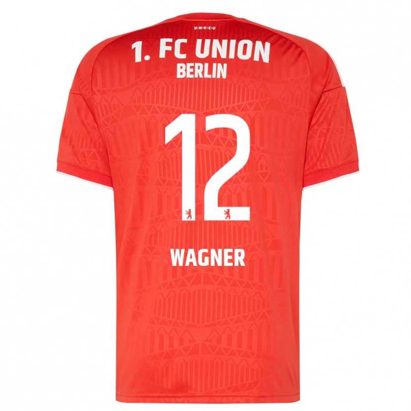 Danxen Hombre Camiseta Melanie Wagner #12 Rojo Blanco 1ª Equipación 2026/27 La Camisa México