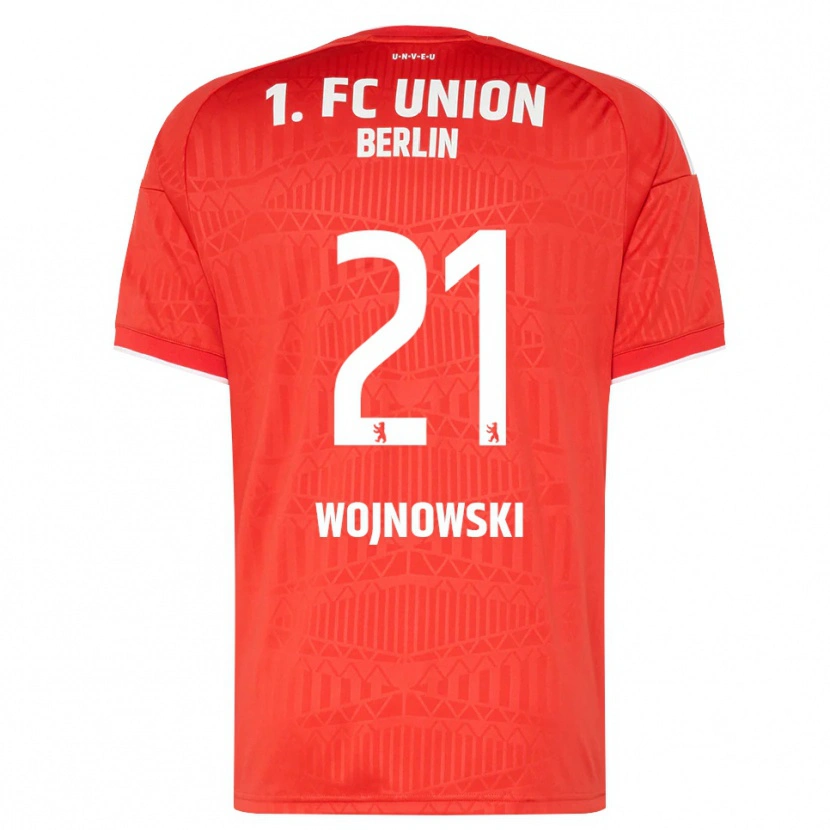 Danxen Hombre Camiseta Wiktorian Wojnowski #21 Rojo Blanco 1ª Equipación 2026/27 La Camisa México