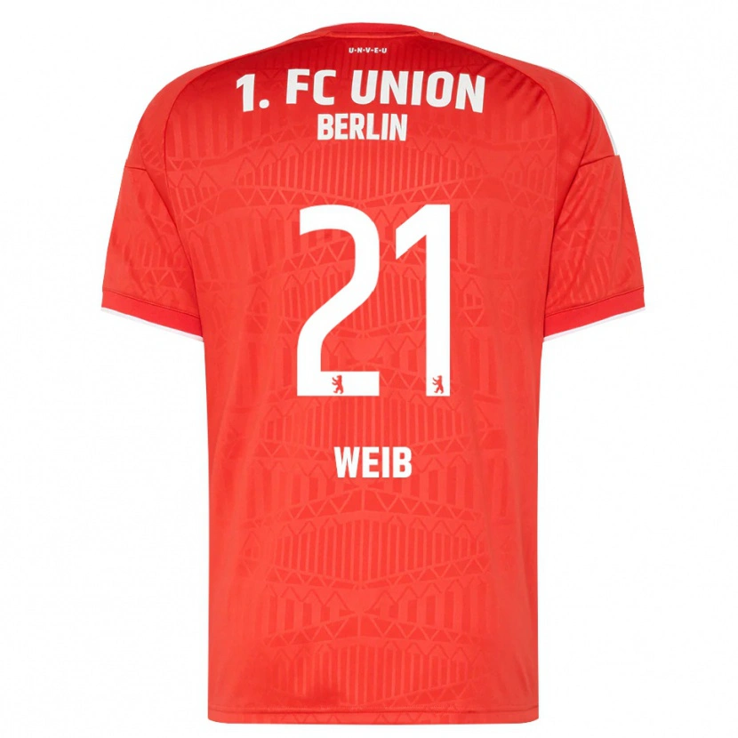 Danxen Hombre Camiseta Anna Weiß #21 Rojo Blanco 1ª Equipación 2026/27 La Camisa México