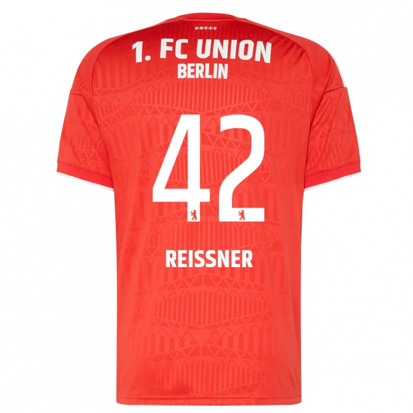 Danxen Hombre Camiseta Naika Reissner #42 Rojo Blanco 1ª Equipación 2026/27 La Camisa México