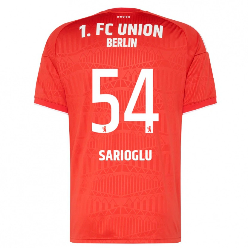 Danxen Hombre Camiseta Defne Sarıoğlu #54 Rojo Blanco 1ª Equipación 2026/27 La Camisa México