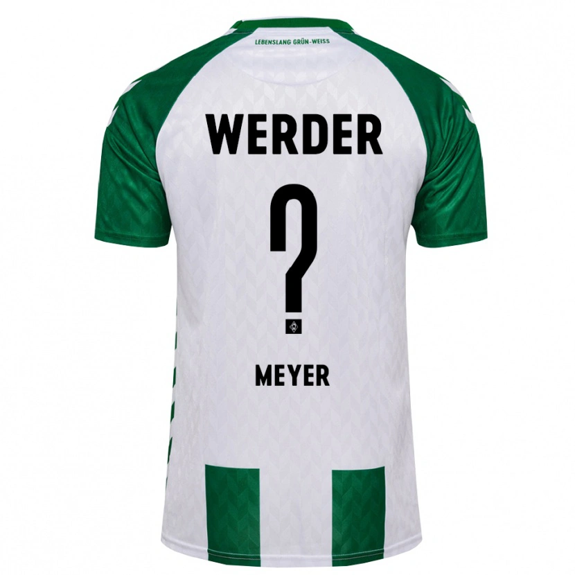 Danxen Hombre Camiseta Bennet Meyer #0 Verde Blanco 1ª Equipación 2026/27 La Camisa México