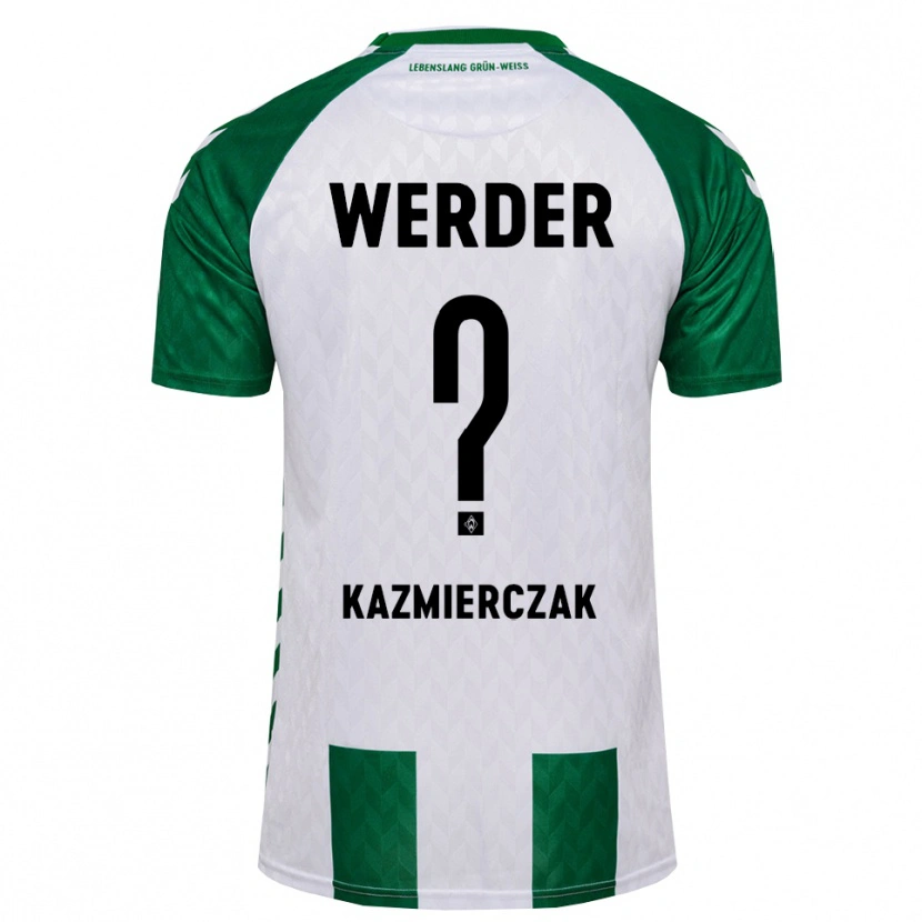 Danxen Hombre Camiseta Daniel Kazmierczak #0 Verde Blanco 1ª Equipación 2026/27 La Camisa México