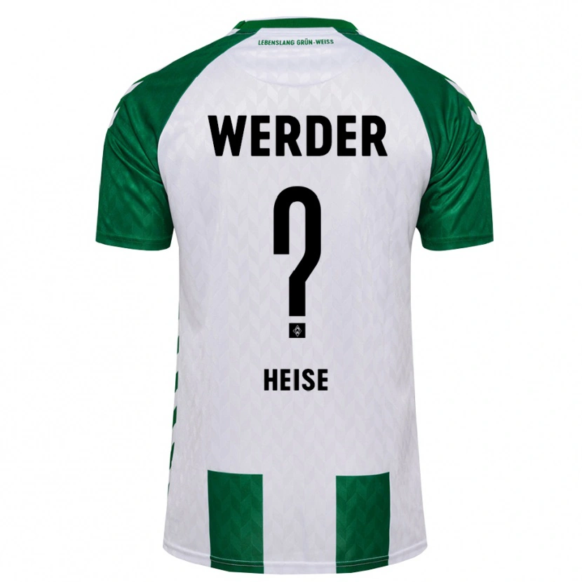 Danxen Hombre Camiseta Marius Heise #0 Verde Blanco 1ª Equipación 2026/27 La Camisa México