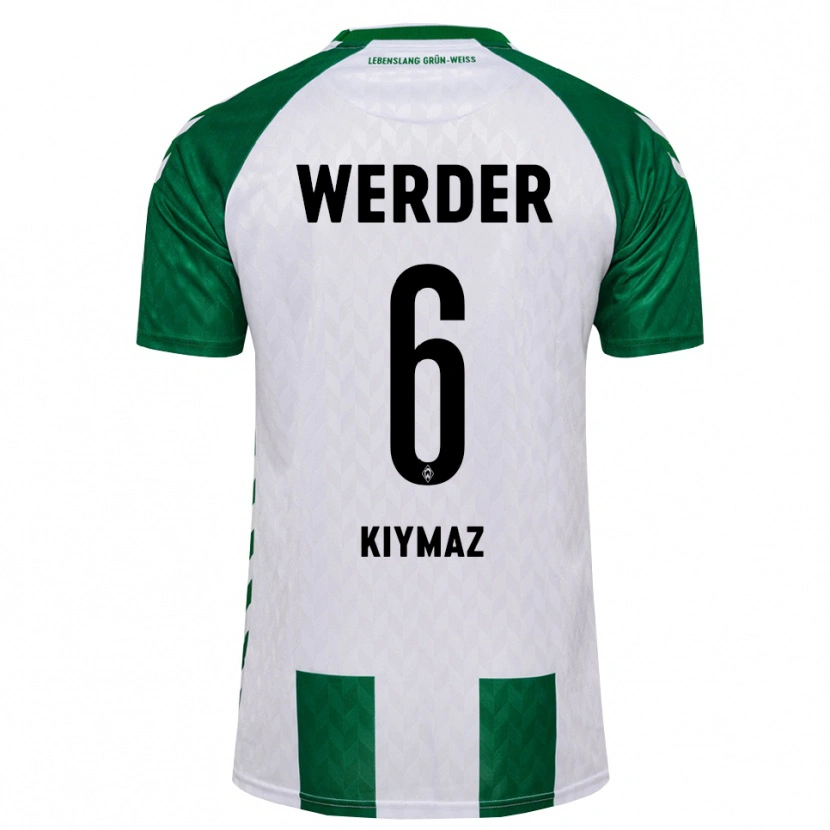 Danxen Hombre Camiseta Anil Kiymaz #6 Verde Blanco 1ª Equipación 2026/27 La Camisa México