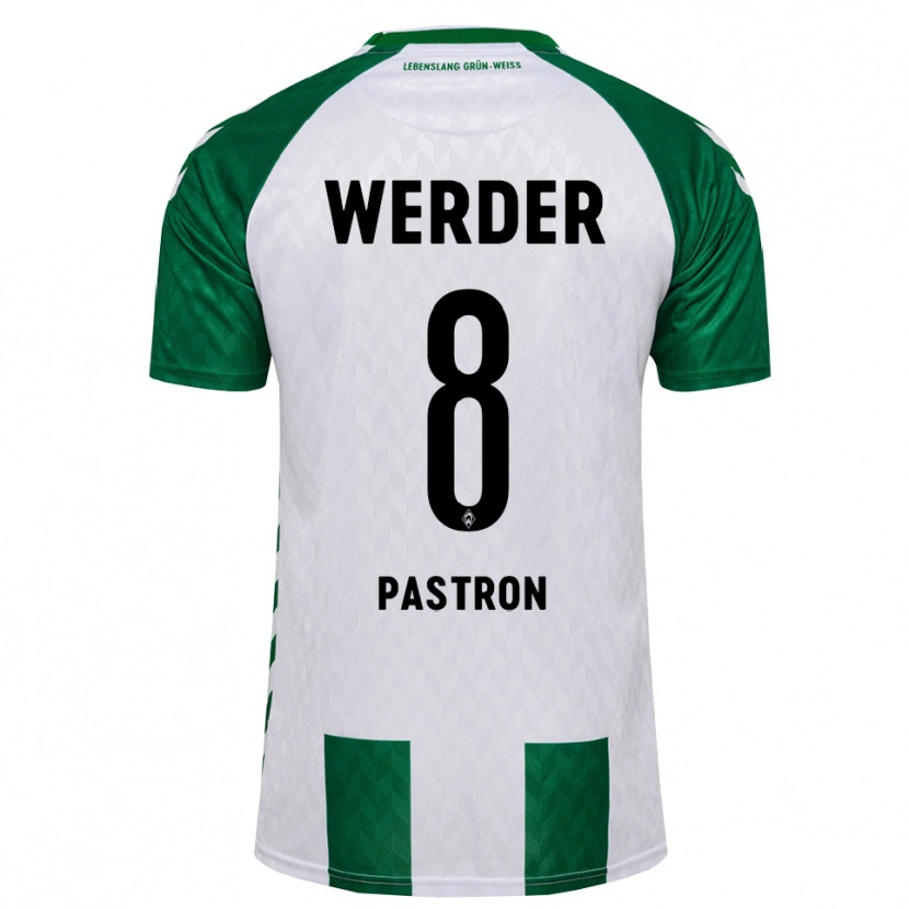 Danxen Hombre Camiseta Tommy Pastron #8 Verde Blanco 1ª Equipación 2026/27 La Camisa México