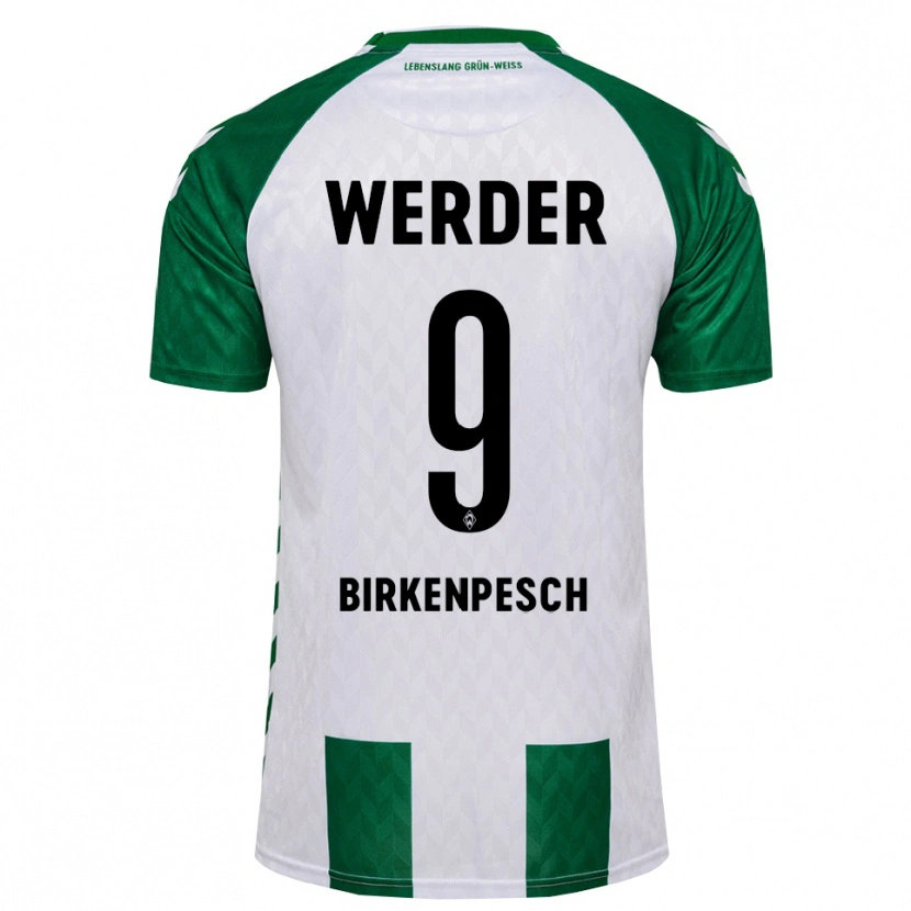 Danxen Hombre Camiseta Noah Birkenpesch #9 Verde Blanco 1ª Equipación 2026/27 La Camisa México