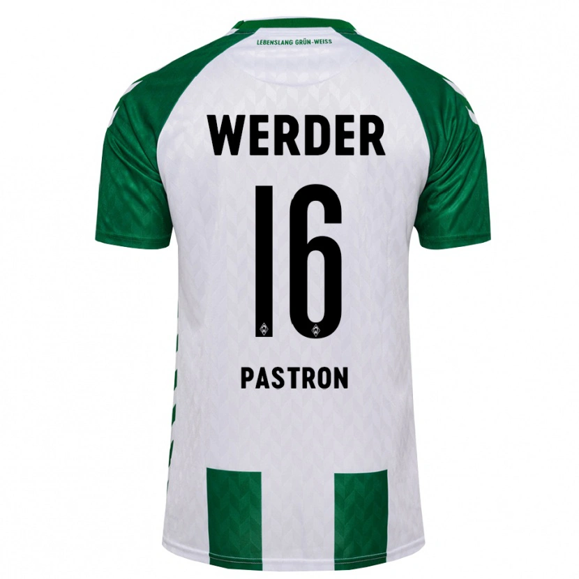 Danxen Hombre Camiseta Alvin Pastron #16 Verde Blanco 1ª Equipación 2026/27 La Camisa México