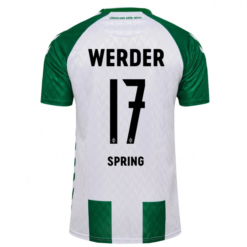 Danxen Hombre Camiseta Ole Spring #17 Verde Blanco 1ª Equipación 2026/27 La Camisa México