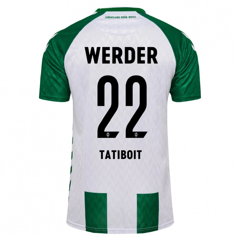 Danxen Hombre Camiseta Kieran Tatiboit #22 Verde Blanco 1ª Equipación 2026/27 La Camisa México