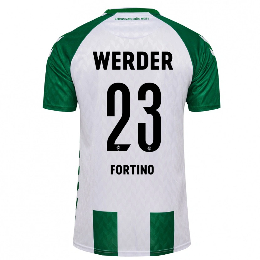 Danxen Hombre Camiseta Pierro Miguel Fortino #23 Verde Blanco 1ª Equipación 2026/27 La Camisa México