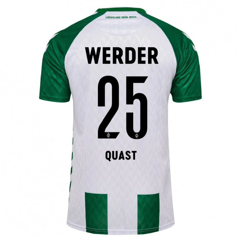 Danxen Hombre Camiseta Soenke Quast #25 Verde Blanco 1ª Equipación 2026/27 La Camisa México
