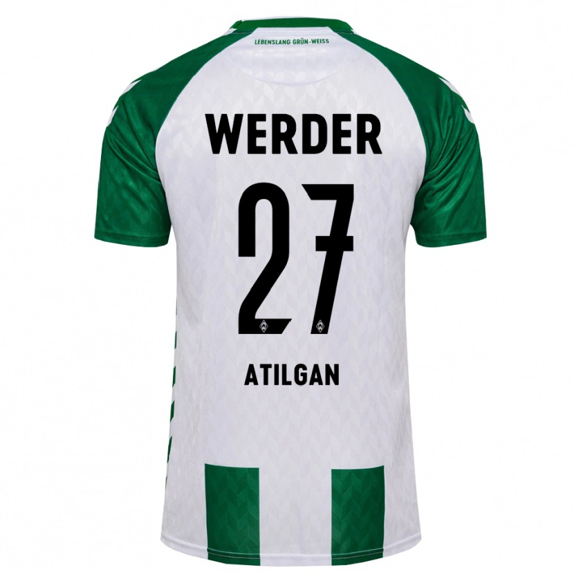 Danxen Hombre Camiseta Ahmed Atilgan #27 Verde Blanco 1ª Equipación 2026/27 La Camisa México