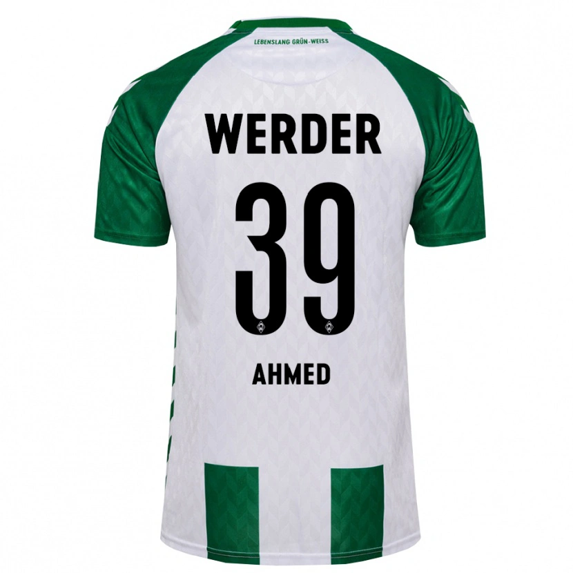 Danxen Hombre Camiseta Abdelhamid Ahmed #39 Verde Blanco 1ª Equipación 2026/27 La Camisa México
